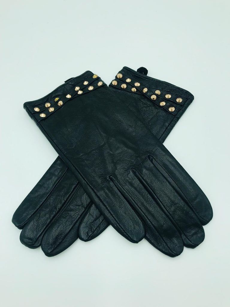 Leather Studd gloves