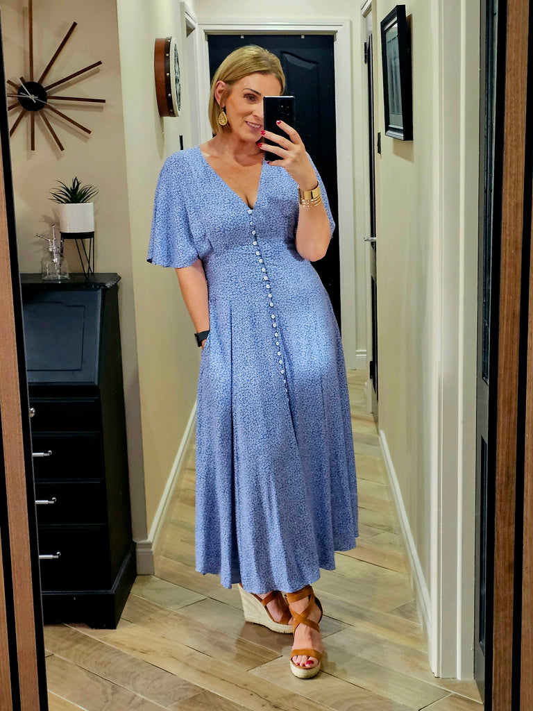 Della Button Dress